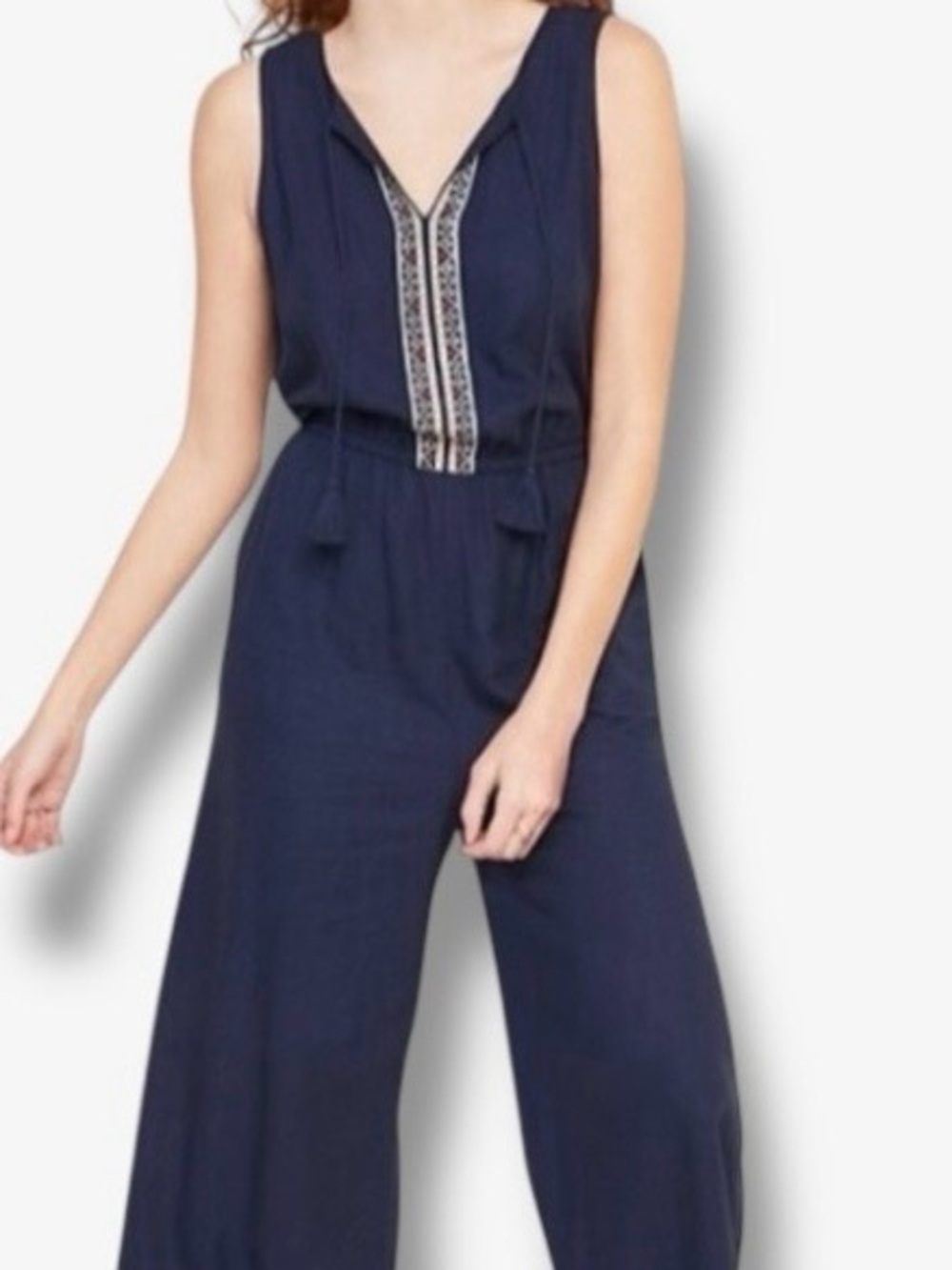 Old Navy Sleeveless Embroidered Jumpsuit